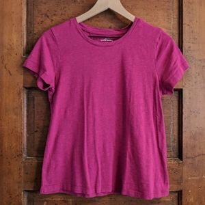 3/$15 🌷Eddie Bauer Berry Pink Crewneck Tee Shirt